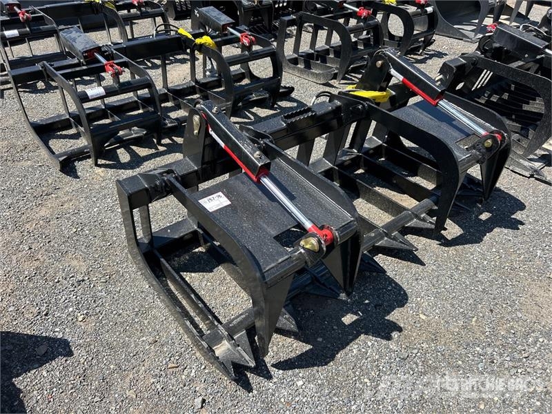 All-Star 74 in Rock Skid Steer Grapple Grijpers