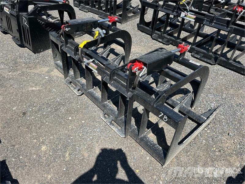 All-Star 78 In Skeleton Skid Steer Grapple Grijpers
