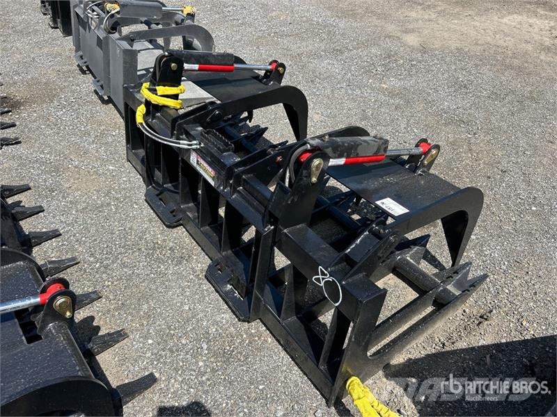 All-Star 80 in Rock Skid Steer Grapple Grijpers