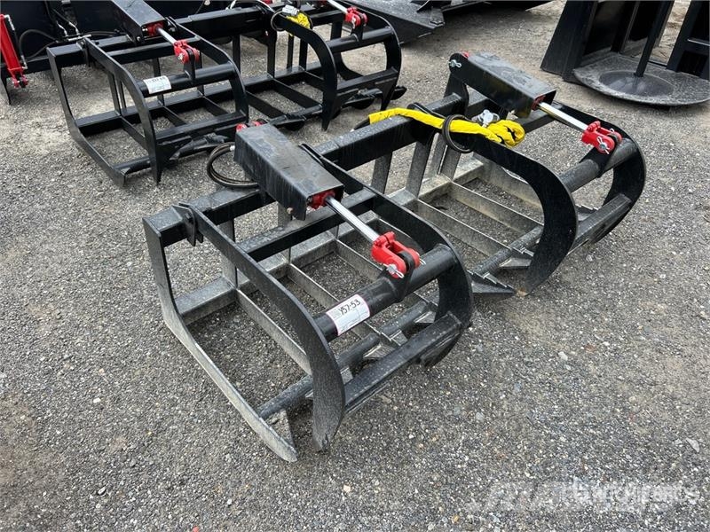 All-Star E-Series 68 in Root Skid Steer Grapple Grijpers