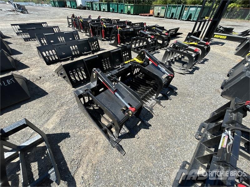 All-Star E-Series 72 in Root Skid Steer Grapple Grijpers