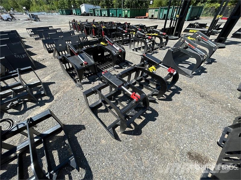 All-Star E-Series 72 in Root Skid Steer Grapple Grijpers