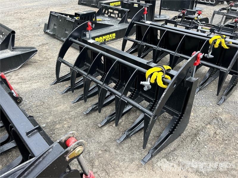 All-Star E-Series 72 in Skid Steer Root Rake Rakes and tedders