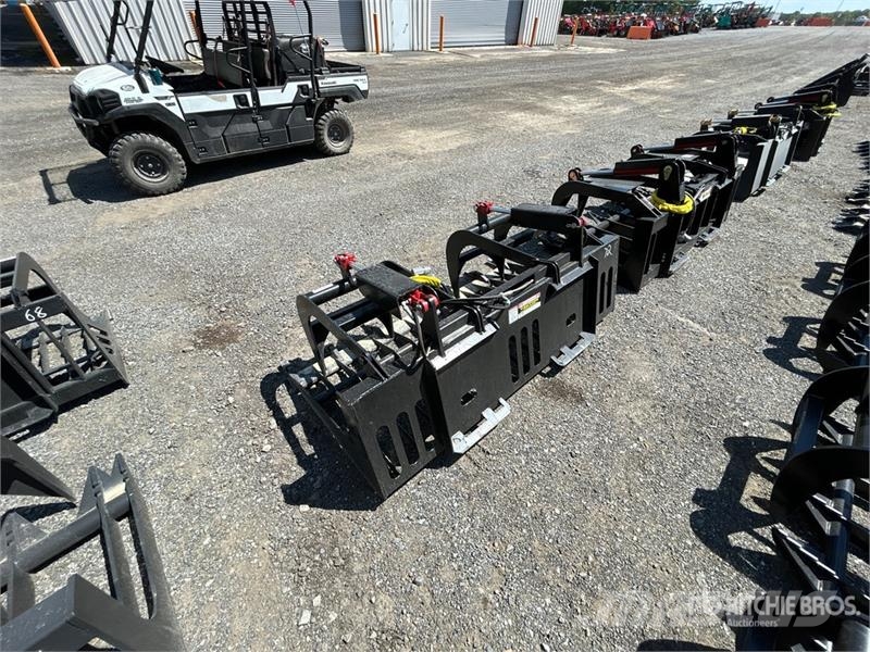 All-Star E-Series 72 in Rock Skid Steer Grapple Grijpers