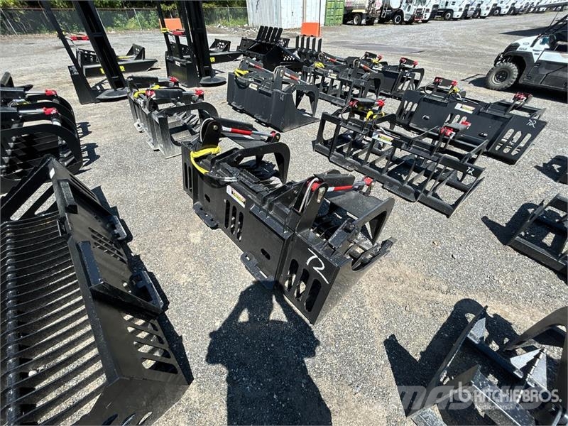All-Star E-Series 72 in Root Skid Steer Grapple Grijpers