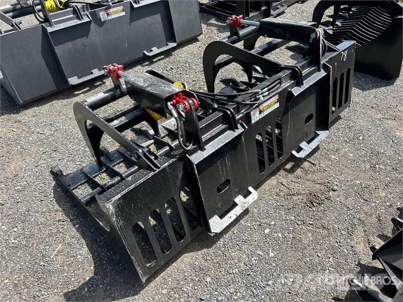 All-Star E-Series 78 in Root Skid Steer Grapple Grijpers