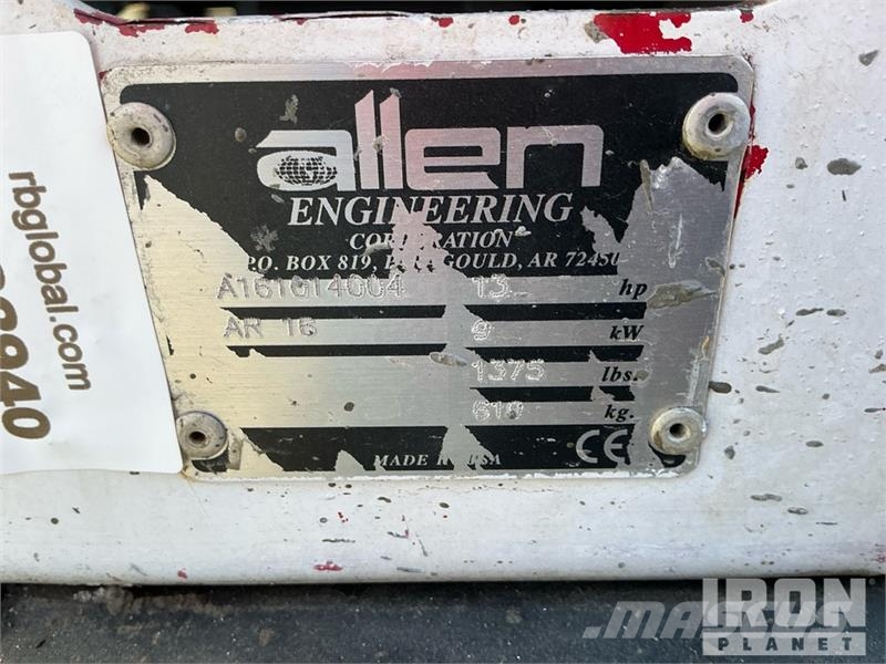 Allen AR-16 Alati za betonske radove