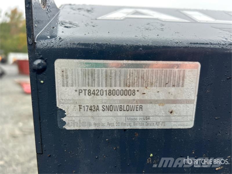 Allied F1743A Tractor Snowblower 其他農業機械