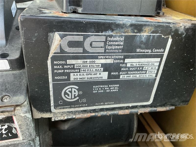 Allmand Maxi-Heat 1000000 BTU Space Heater Ogrevalna in odtajevalna oprema