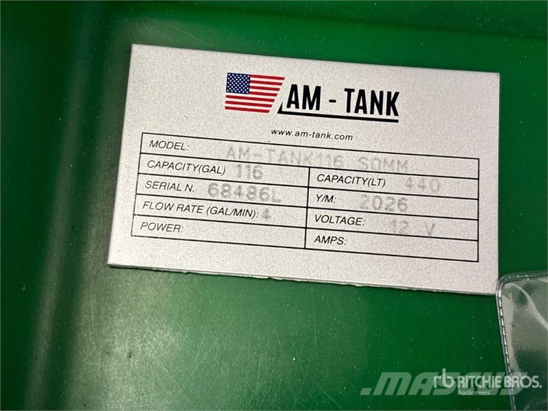 AM Tank 116 Diesel 116 gal Portable Poly Diesel Trans Tanques de combustível e aditivos