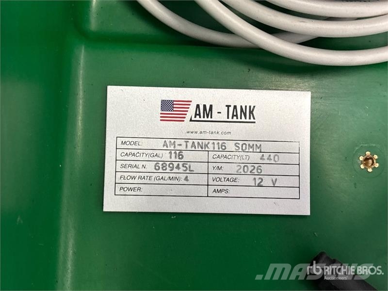 AM Tank 116 gal Portable Poly Diesel Fuel Tank (Unuse Degvielas un piedevu tvertnes