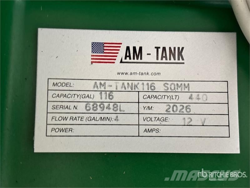 AM Tank 116 gal Portable Poly Diesel Fuel Tank (Unuse Zbiorniki paliw i płynów eksploatacyjnych