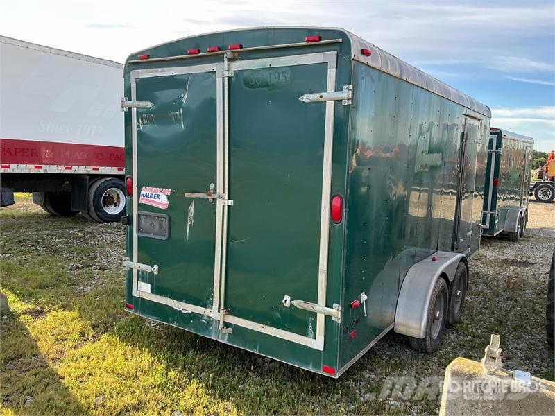 American Hauler 16 ft T/A Enclosed Trailer Furgons