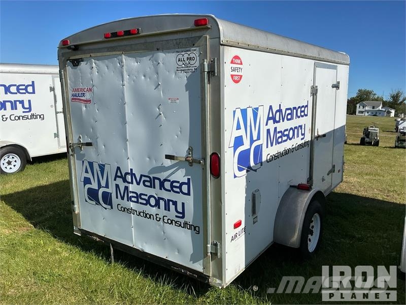 American Hauler Industries ALC612SA 12 ft S/A Enclosed Trai Skappåbygg