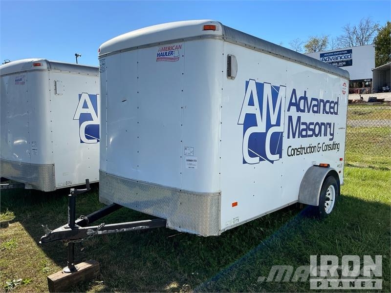 American Hauler Industries ALC612SA 12 ft S/A Enclosed Trai Skappåbygg