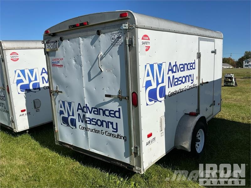American Hauler Industries ALC612SA 12 ft S/A Enclosed Trai Skappåbygg