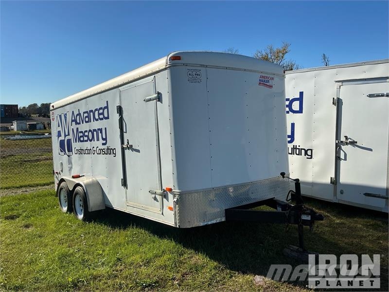 American Hauler Industries 16 ft T/A Enclosed Trailer Cajas de remolque