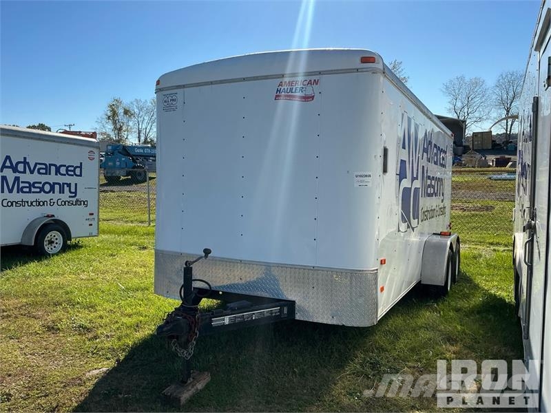 American Hauler Industries 16 ft T/A Enclosed Trailer Cajas de remolque