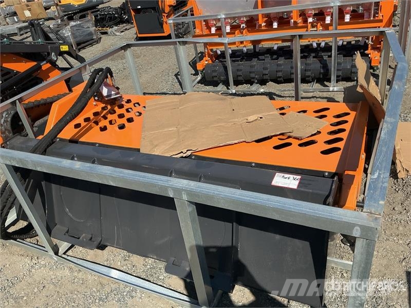 Arteer LRR-74W 74 in Skid Steer Landscape Rake (Unused) テッダー・テッダーレーキ