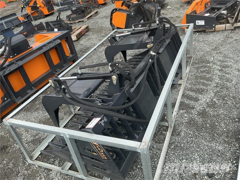 Arteer RGB-84W 84 in Rock Skid Steer Grapple Bucket (Unus خطاطيف