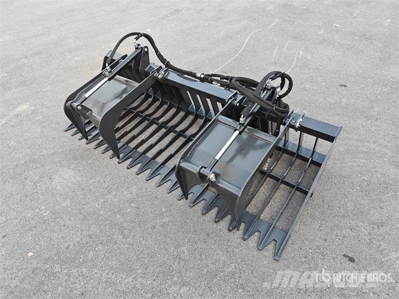 Arteer RGB-84W 84 in Rock Skid Steer Grapple Bucket (Unus Greifer