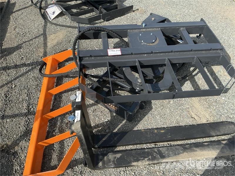 Arteer RPT-42L 60 in Rotating Hydraulic Skid Steer Forks Vorken