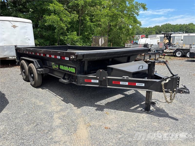 Ascend 15 ft T/A Dump Utility Trailer Rimorchi ribaltabili
