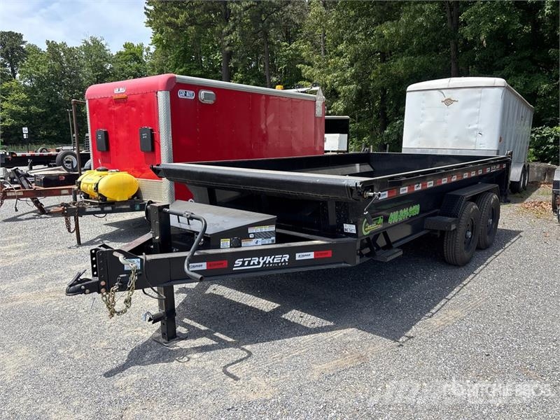 Ascend 15 ft T/A Dump Utility Trailer Rimorchi ribaltabili