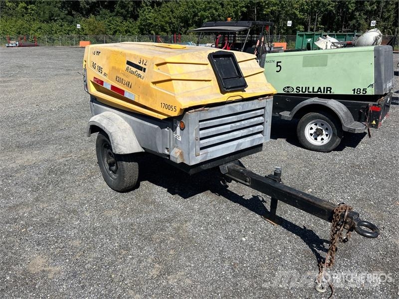 Atlas Copco 185 cfm Mobile Air Compressor Compresoare