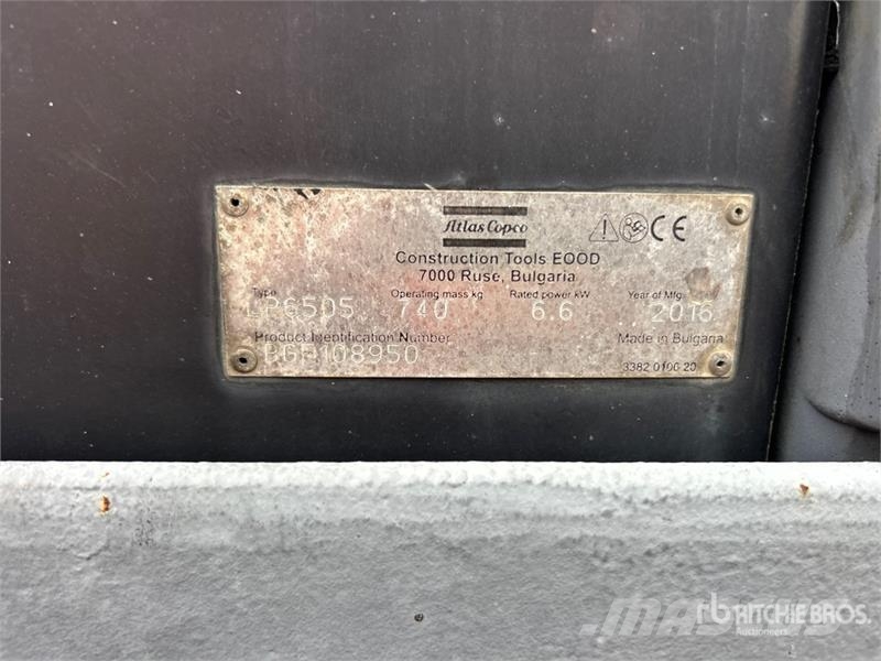 Atlas Copco LP6505 Walk Behind Roller Другие дорожные катки