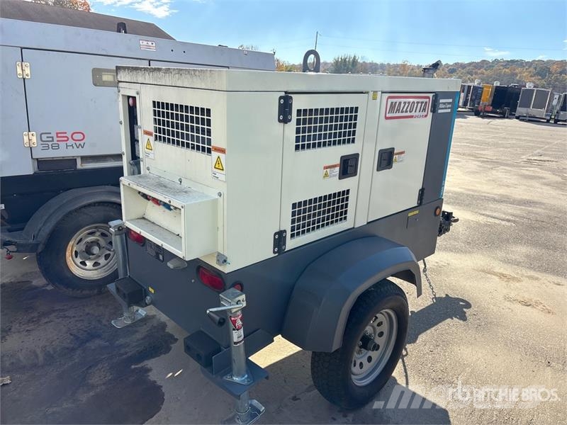 Atlas Copco QAS 25 ID FT4 20 kW Mobile Generator Set Dīzeļģeneratori