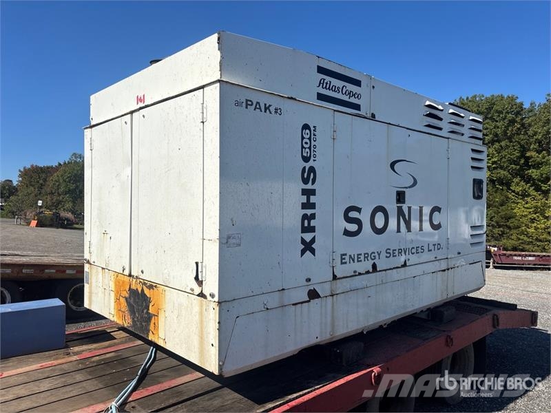 Atlas Copco XRHS506CD Skid-Mounted Air Compressor Compressors