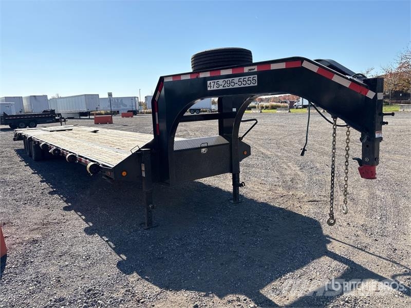Baku 36 ft T/A Gooseneck Flatbed Trailer مقطوروات مسطحة/مفصلية الجوانب