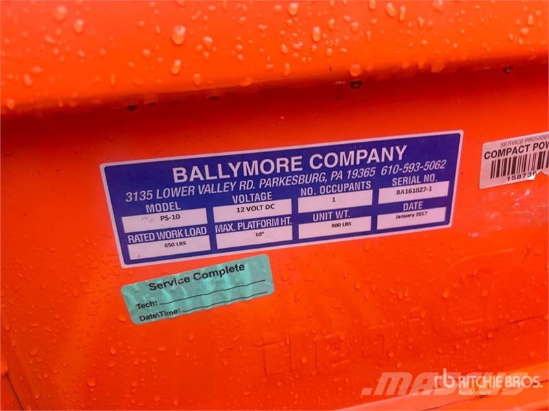 Ballymore PS-10 Vertical Mast Lift 垂直升降工作台