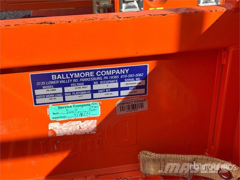 Ballymore PS-140H Vertical Mast Lift Personenaufzüge
