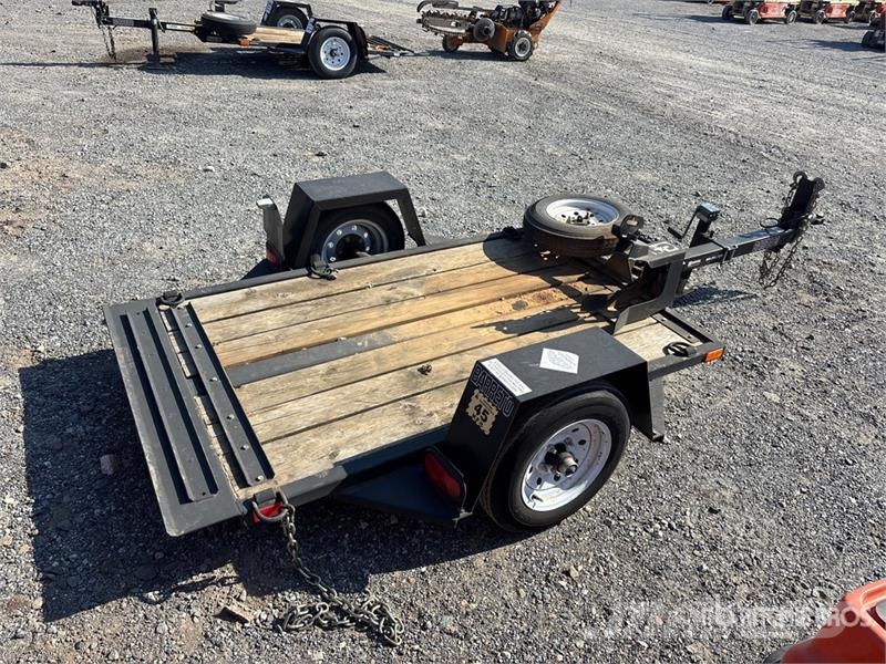 Barreto 8 ft S/A Tilt Deck Trailer Zemie treileri