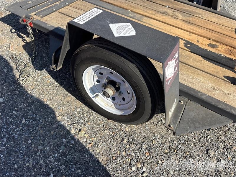 Barreto 8 ft S/A Tilt Deck Trailer Zemie treileri