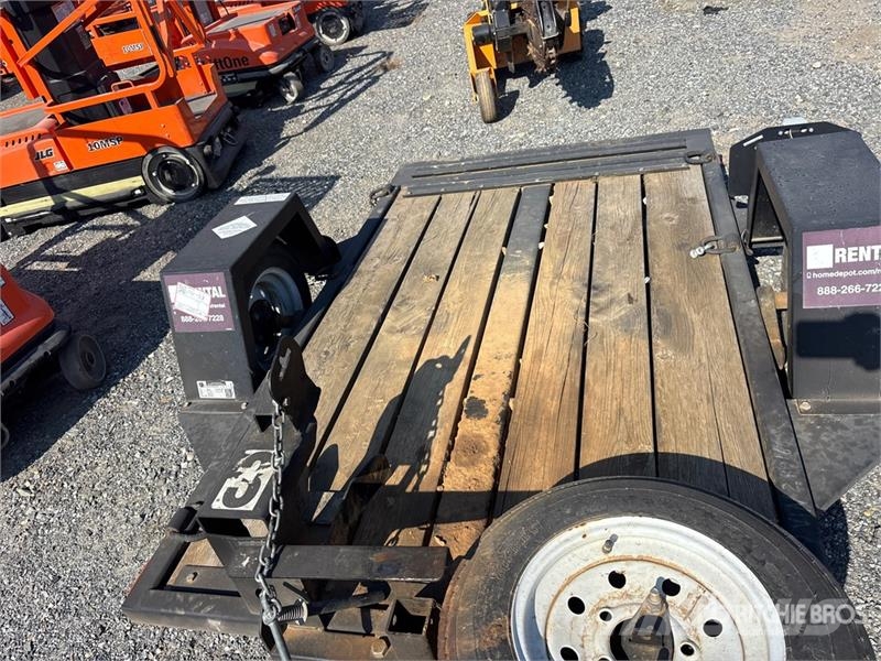 Barreto 8 ft S/A Tilt Deck Trailer Zemie treileri