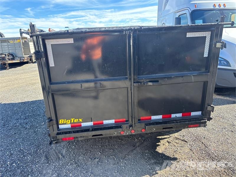 Big Tex 14LX-12C4A-BK 14 ft T/A Dump Utility Trailer Bañeras