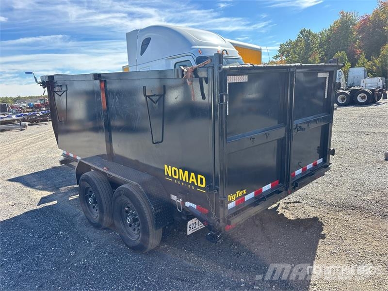 Big Tex 14LX-12C4A-BK 14 ft T/A Dump Utility Trailer Bañeras