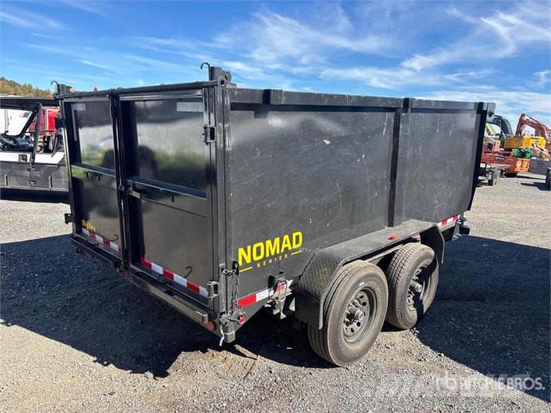 Big Tex 14LX-12C4A-BK 14 ft T/A Dump Utility Trailer Bañeras