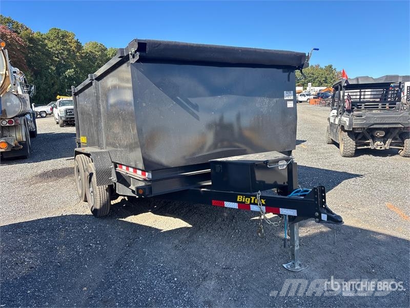 Big Tex 14LX-12C4A-BK 14 ft T/A Dump Utility Trailer Bañeras