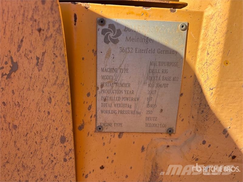 Boart Longyear DB102 Foundation Drill Taladros pesados