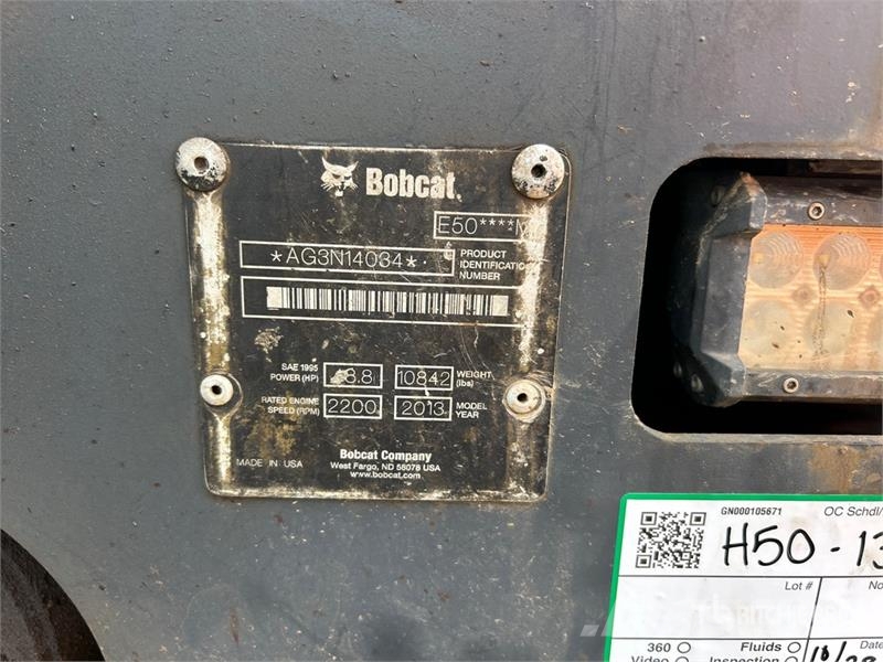 Bobcat E50M Mini bagri <7t