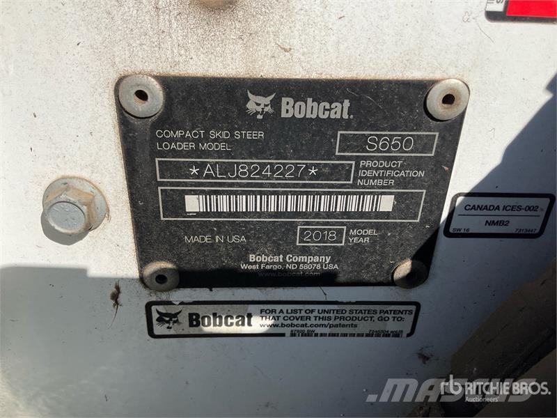 Bobcat S650 Skid steer loaders