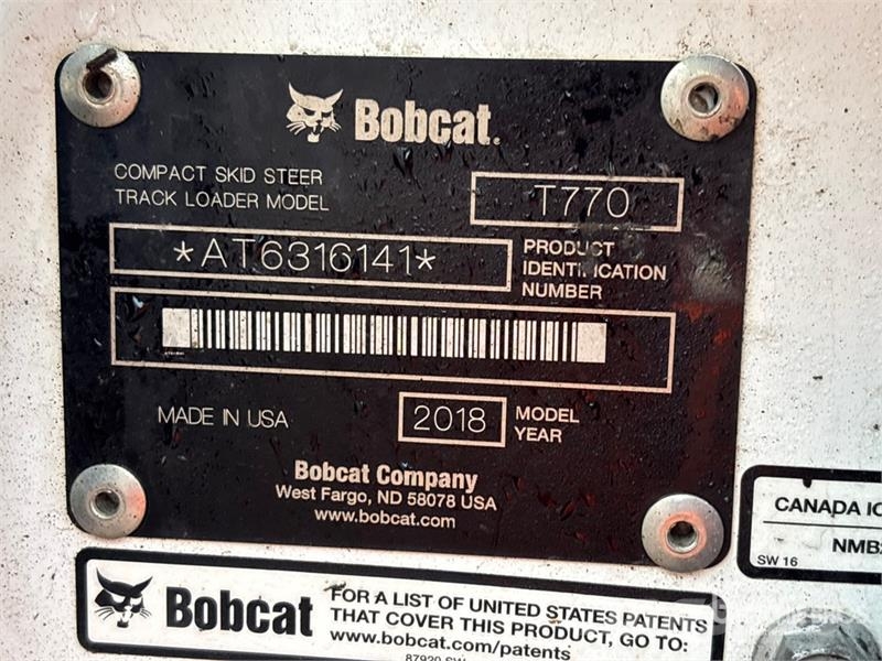 Bobcat T770 Chargeuse compacte