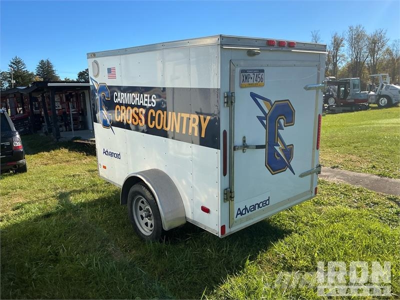 Bravo WX58SA 8 ft S/A Enclosed Trailer مقطورات ذات هيكل صندوقي