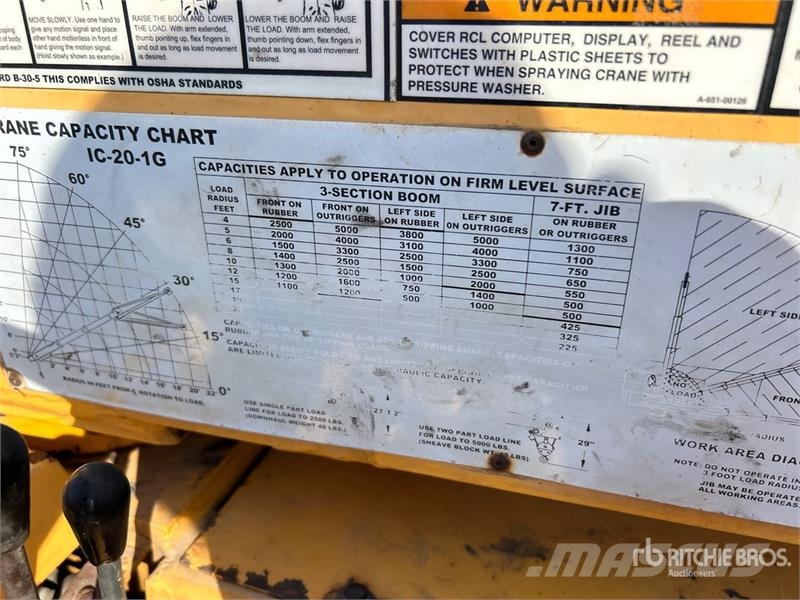 Broderson IC-20-1G 5000 lb 4x2 Carry Deck Crane Egyéb daruk