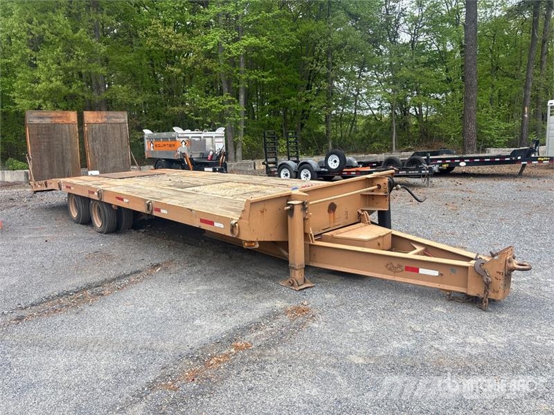 BWS 27 ft T/A Tilt Deck Trailer Maskintransporter