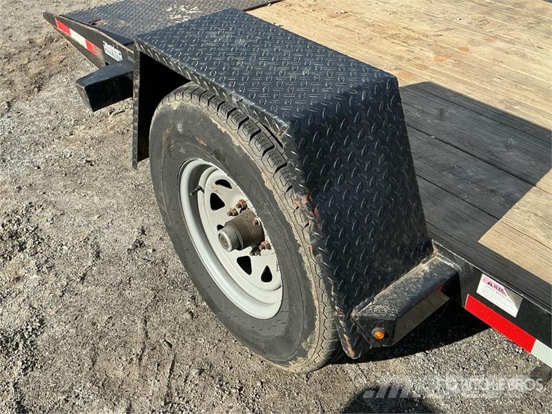 Cam Superline 3CAM612TT 12 ft S/A Tilt Deck Trailer 로우 로더